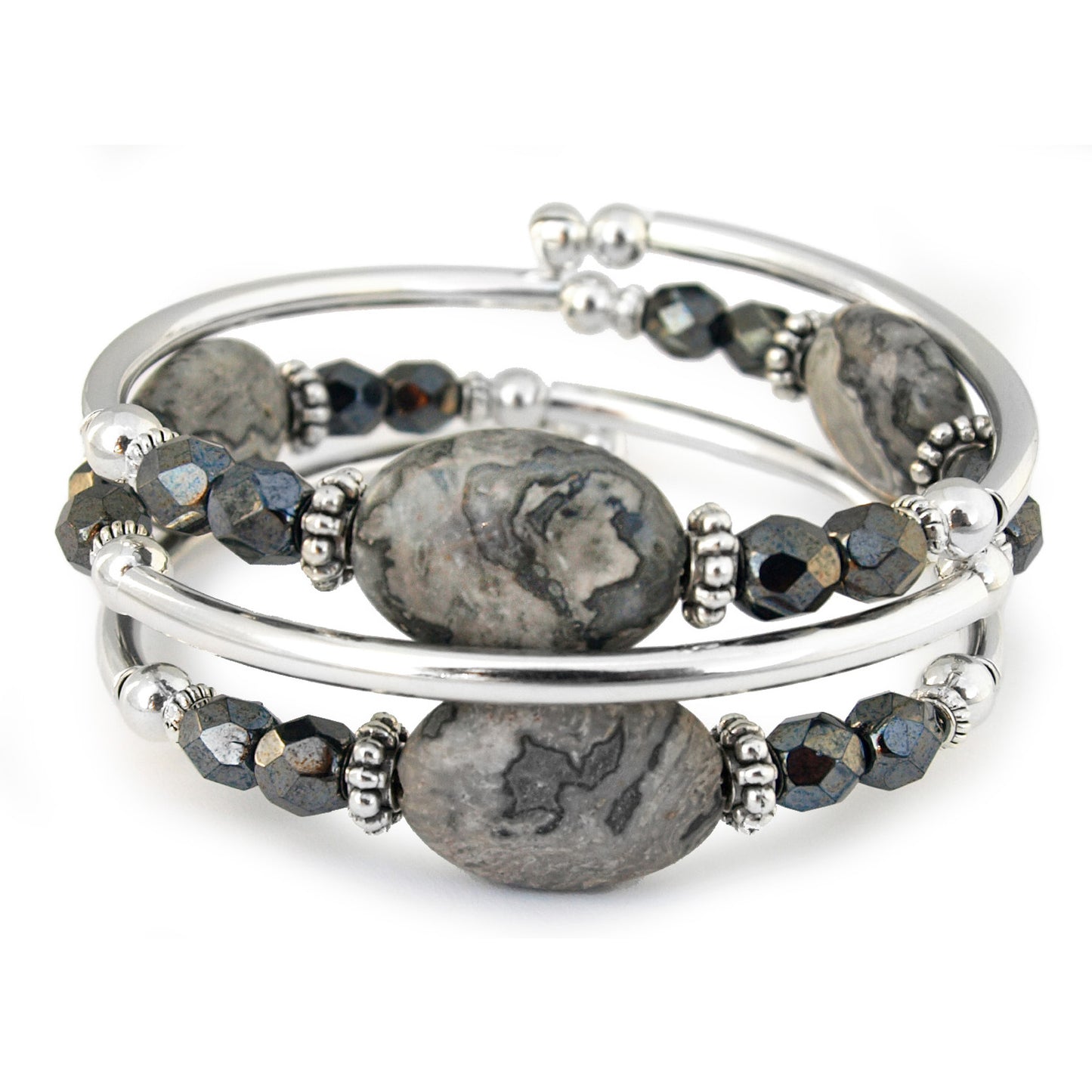 Slate - Silver Lace Agate