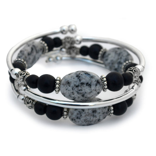 Peppercorn - Black Spotted Jasper