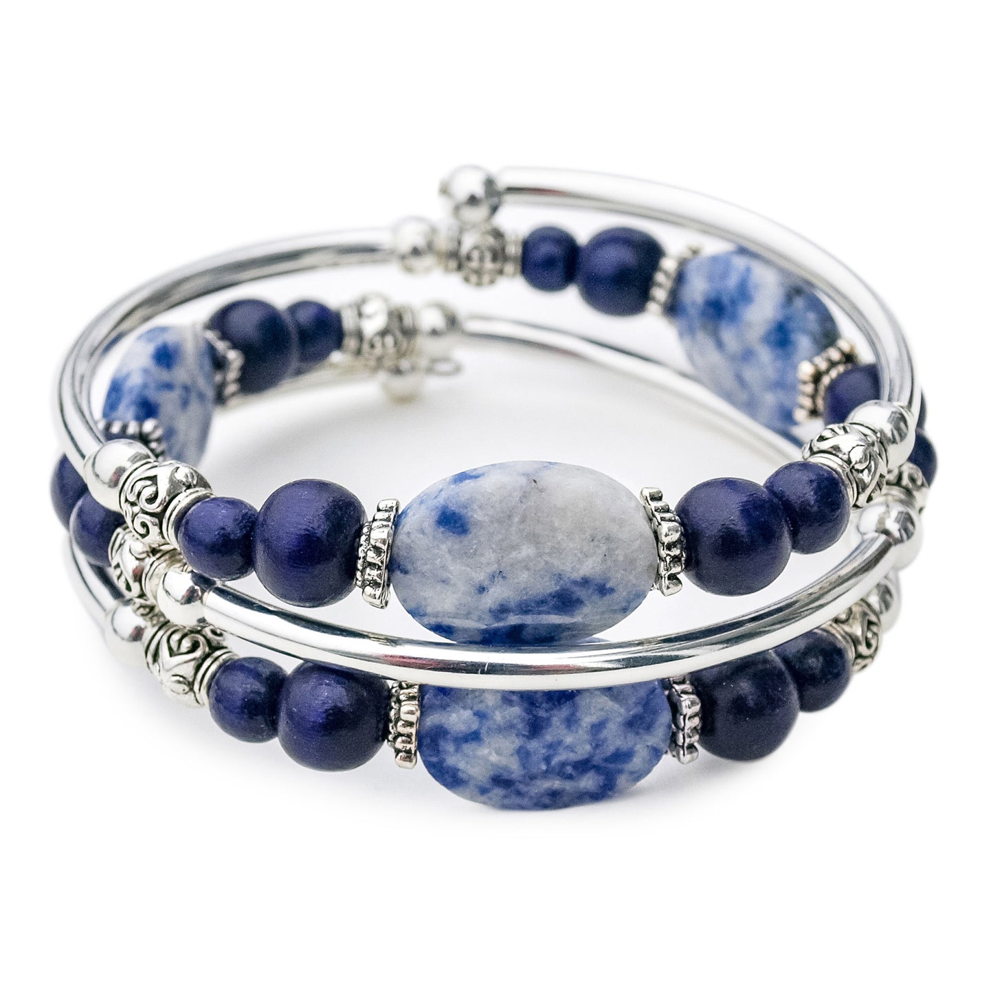 Wedgewood - Blue Spot Jasper Ovals