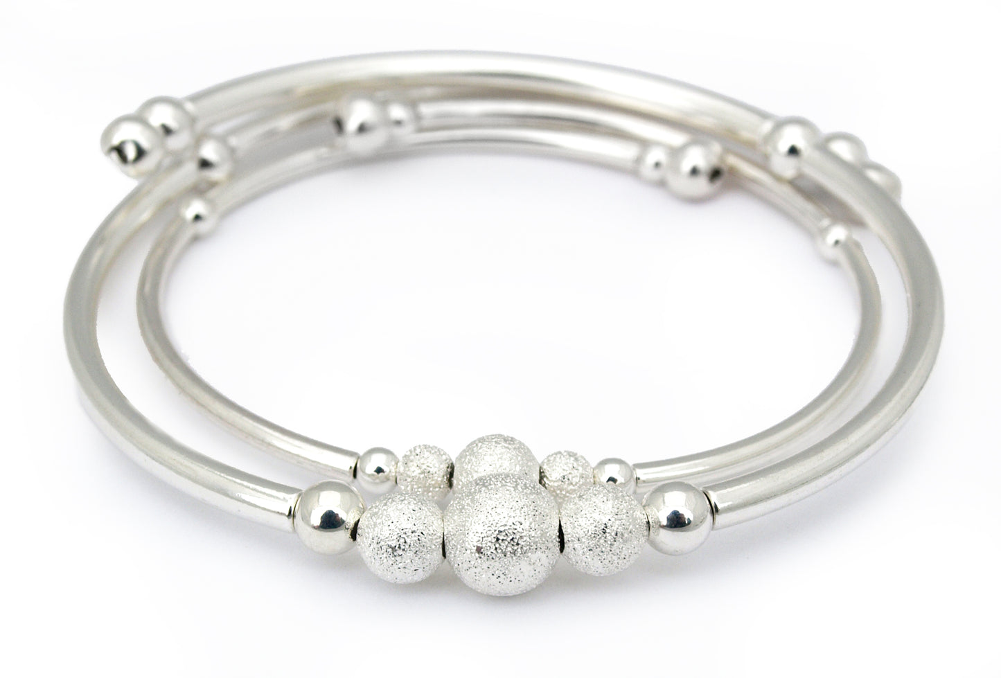 Stardust Silver Duet Bracelets