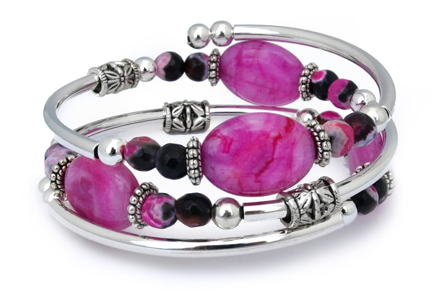 Dragonfruit - Agate Bracelet