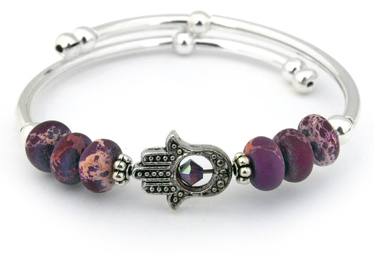 Fatima - Magnesite Rondelle Bracelet