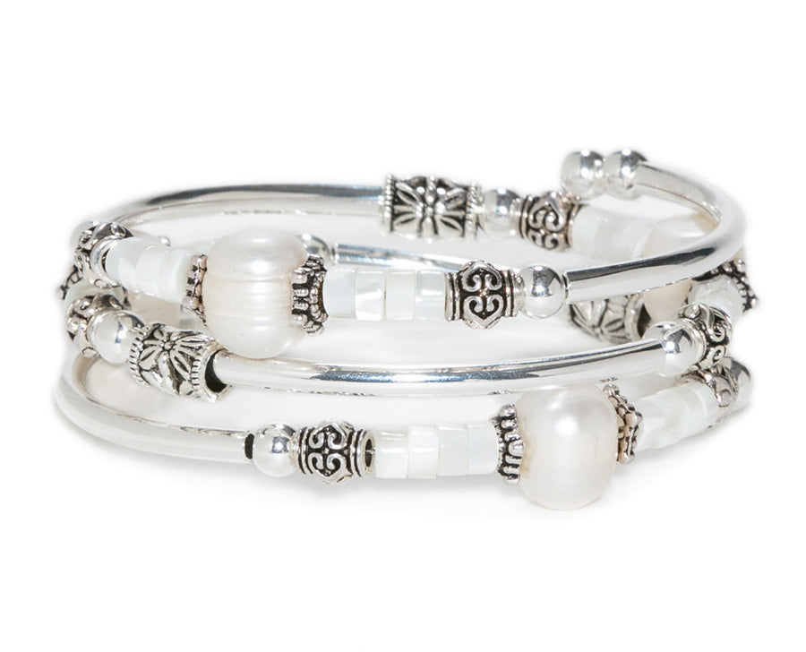 Ivory - Freshwater Pearl Bracelet