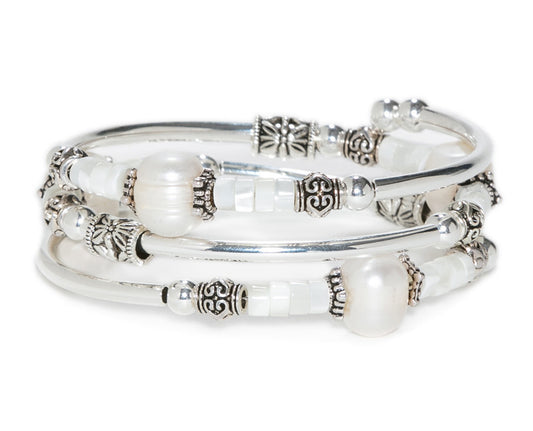 Ivory - Freshwater Pearl Bracelet