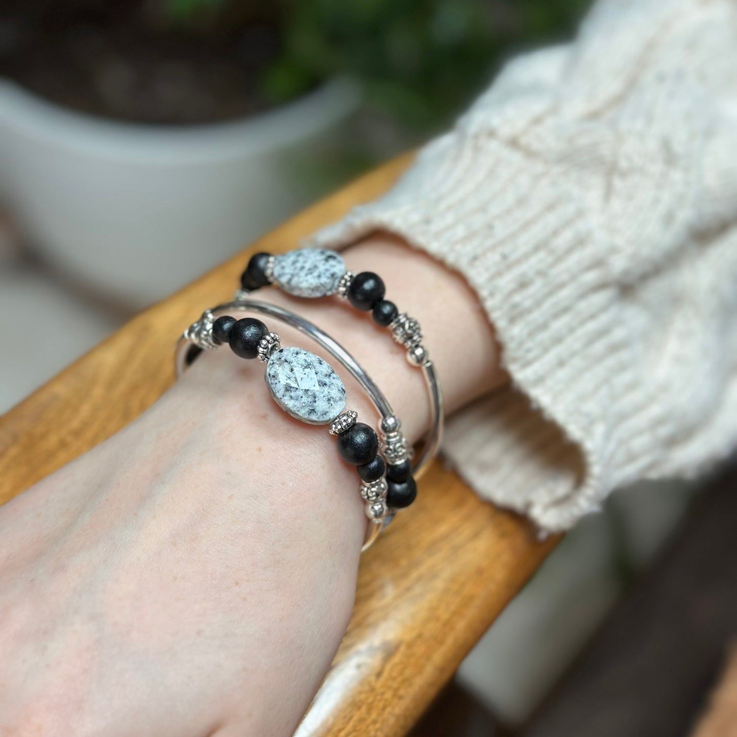 Peppercorn - Black Spotted Jasper