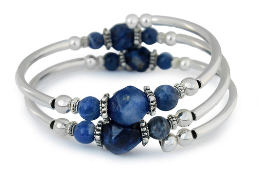 Azure Skies - Blue Sodalite Bracelet