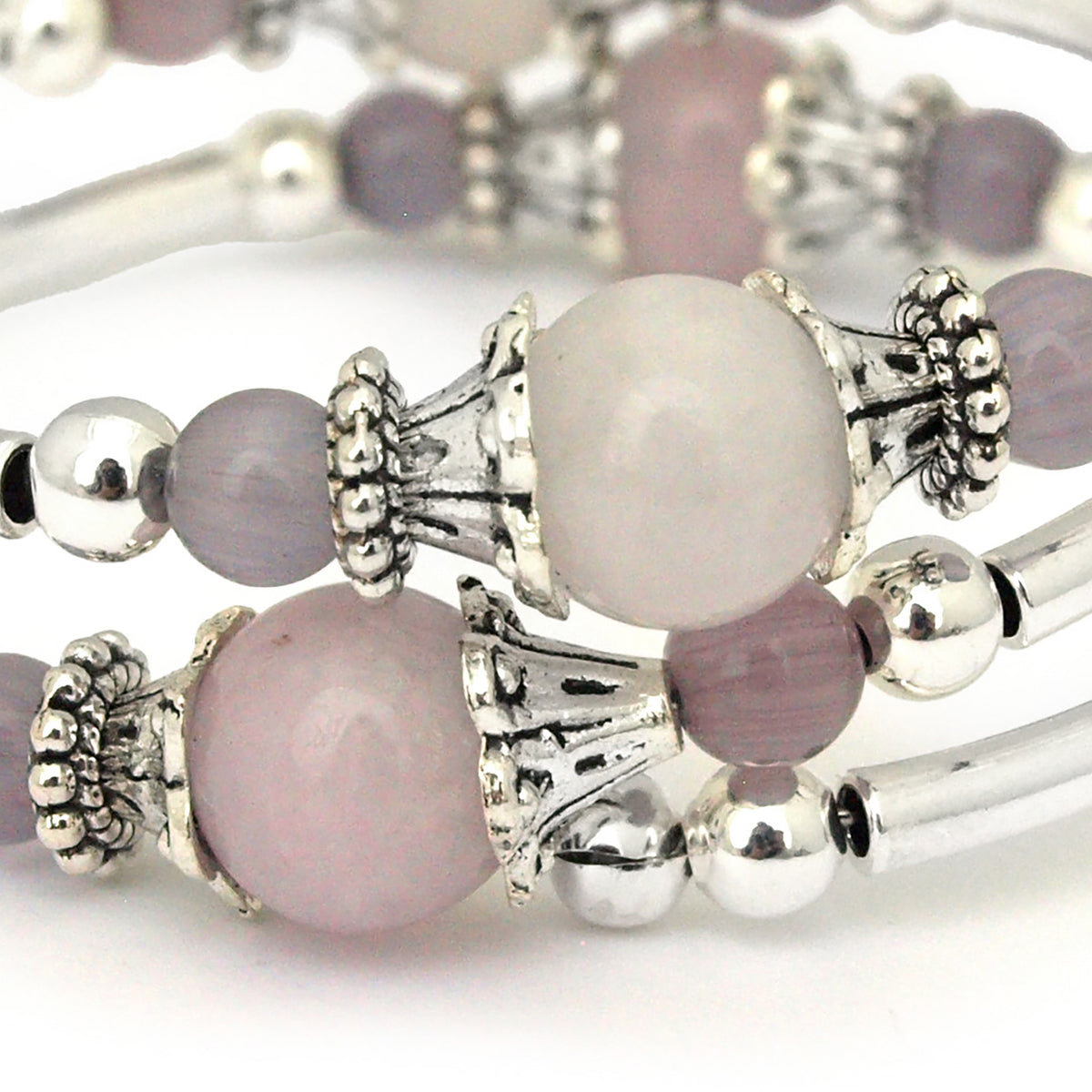 Whisper - Light Purple Jade Bracelet