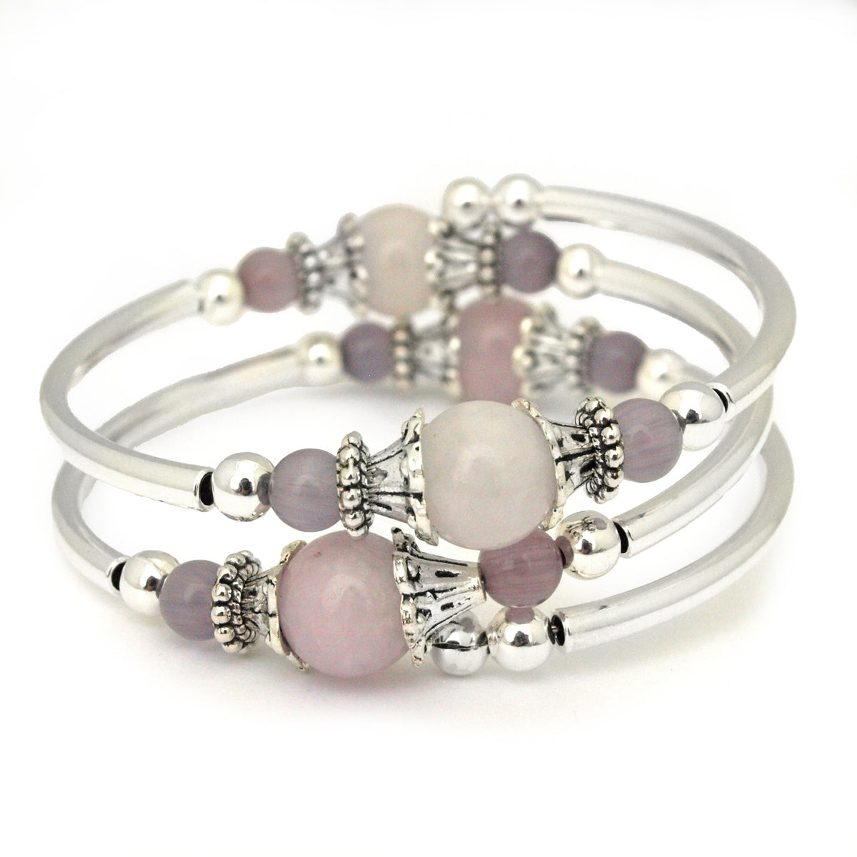 Whisper - Light Purple Jade Bracelet