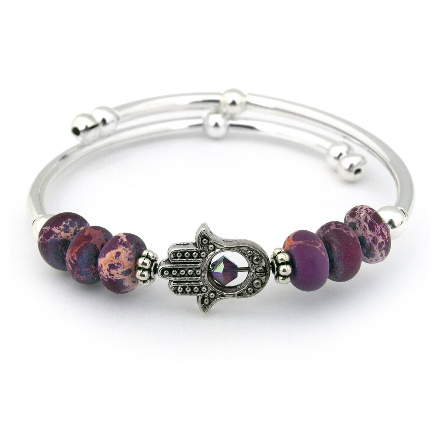 Fatima - Magnesite Rondelle Bracelet