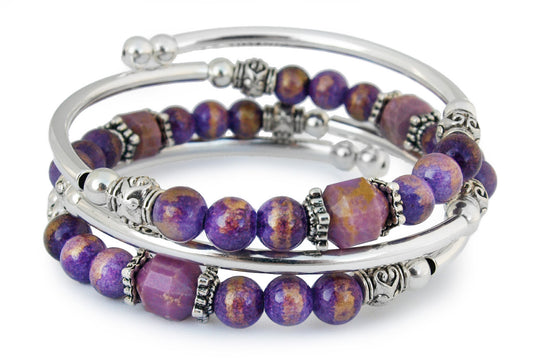 Euphoria - Purple Jade Bracelet